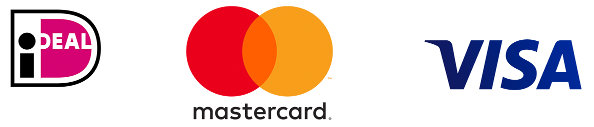 Ideal, Mastercard en Visa logo